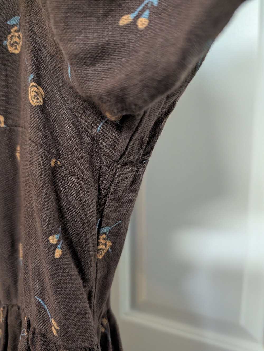 notPERFECTLINEN NPL Ronda Dress M Medium Espresso Rose - Picture 4 of 12